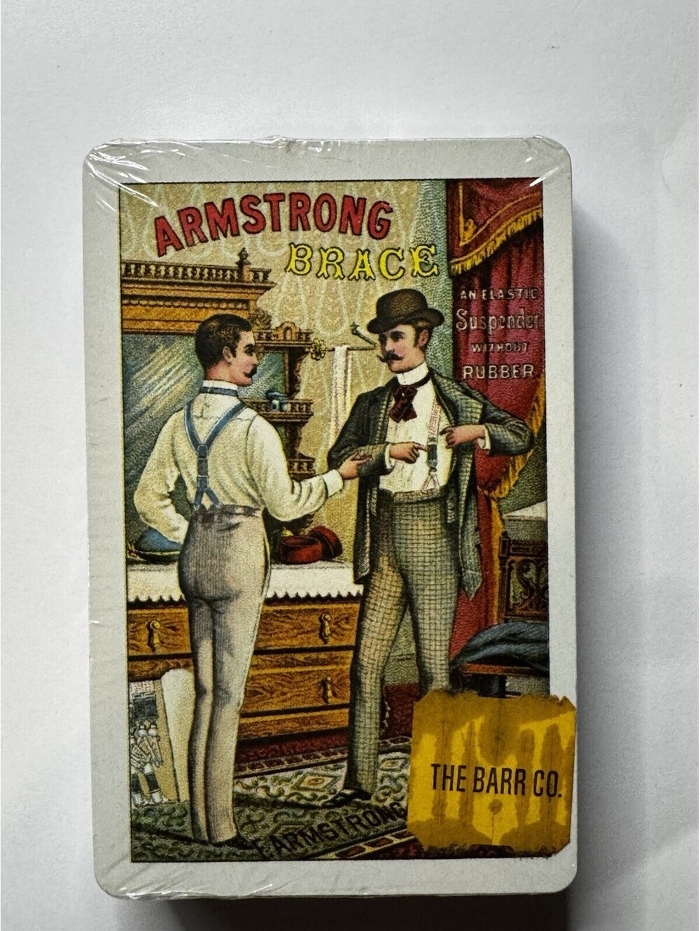 Vintage Armstrong Brace Suspenders Playing Cards - Sealed Advertising